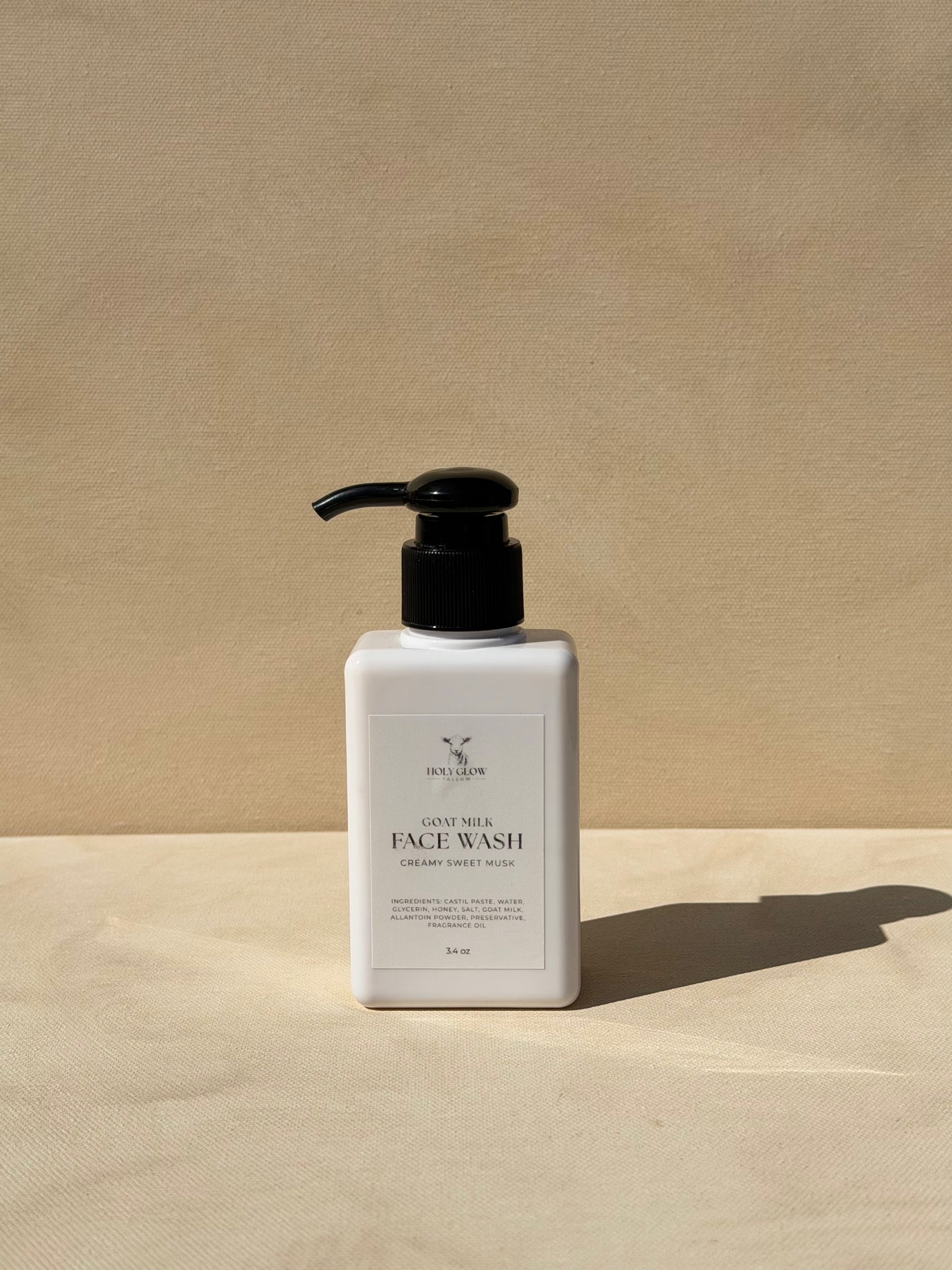 Goat Milk Face Wash - Creamy Sweet Musk